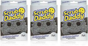 img 4 attached to 🧽 Scrub Daddy Sponge: Style Collection - Scratch-Free Scrubber for Dishes and Home, Deep Cleaning Kitchen and Bathroom - 3 Pack