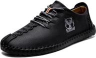 leather loafers hand stitching breathable numeric_8 men's shoes for loafers & slip-ons logo