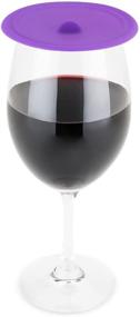 img 2 attached to 🍷 Multicolor Silicone True Wine Glass Covers - Perfect for Cocktails & Beers