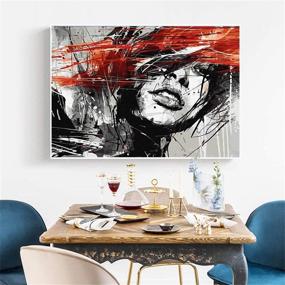 img 3 attached to 🎨 Dive into Creativity with KOMI DIY Paint by Numbers for Adults - Unleash Your Inner Artist with Canvas Painting Art Craft, Perfect for Home Decoration - Black Dream Girl 16x20inch