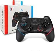 🎮 switch controller - wireless pro gamepad with nonslip grip for switch console and lite, supports gyro axis, turbo, dual vibration - enhance your gaming experience! logo