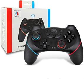img 4 attached to 🎮 Switch Controller - Wireless Pro Gamepad with Nonslip Grip for Switch Console and Lite, Supports Gyro Axis, Turbo, Dual Vibration - Enhance your Gaming Experience!
