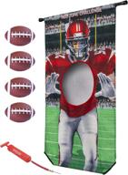 🏈 enhanced gosports football & baseball toss games for football red zone challenge or baseball pro pitch challenge – select backyard toss or door hang targets логотип