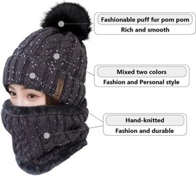 img 3 attached to LCZTN Womens Beanie Winter Slouchy Outdoor Recreation in Hiking & Outdoor Recreation Clothing