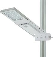 🌞 alpha 1080x solar street light: motion sensor, waterproof 3-mode dusk to dawn lamp with dimmable feature, ideal for parking lots, barns, and driveways - fits pole diameter 3 inches logo