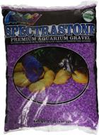 🌈 спектрастоун пермагло лаванда гравий для пресноводных аквариумов, 5-фунтовый мешок - украсьте свой аквариум яркими цветами! логотип