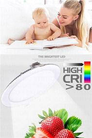 img 2 attached to 💡 Sugo Commercial Dimmable Ultra Thin LED Panel Light with 6000K-6500K Color Temperature