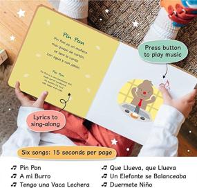 img 3 attached to 📚 Книги Кали: Двуязычные испано-английские звуковые книги для младенцев и малышей 1-3 и 2-4 лет. Лучшая образовательная испанская музыкальная игрушка с любимыми испанскими песнями.