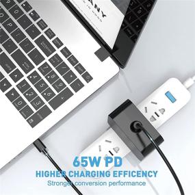 img 3 attached to 💻 65W USB-C Laptop Charger for Dell XPS 12 9250, 13 9380 9370 9365 9360 9350 Latitude 5175 5285 5290 5480 7370 7280 7480 7275 7490 7390 2-in-1 Chromebook 3100 3400 Precision 3540 3550 AC Power Adapter - High-Quality Charging Solution