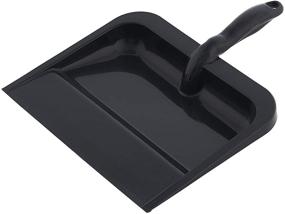 img 4 attached to 🧹 Superio Heavy Duty Dustpan: Durable Plastic with Comfort Grip Handle, Lightweight & Wide Design for Effortless Sweeping - Black