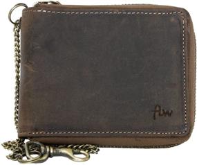 img 4 attached to Uncompromising Quality: Natural Strong Genuine Leather Around - The Ultimate Choice