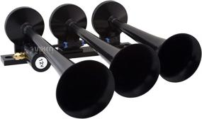 img 1 attached to Vixen Horns Truck/Car/Semi Train Horn Kit - Complete Onboard System with 150psi Air Compressor, 1 Gallon Tank, and 3 Trumpets. Extreme Loud dB. Perfect Fit for Pickup, Jeep, RV, SUV - 12v VXO8210/3118B