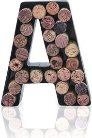 img 3 attached to 🔒 Effortless memorabilia preservation: Made Easy Kit Metal Letter Wine Cork Keepsake Saver & Holder Monogram (Letter A, Small) + Free Wall Mount Kit A-Z