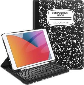 img 4 attached to Fintie Keyboard Case For IPad 9Th / 8Th / 7Th Generation (2021/2020/2019 Model) 10 Tablet Accessories