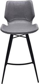 img 2 attached to Armen Living LCZUBAVGBL26 Counter Barstool