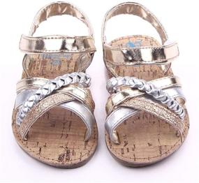 img 3 attached to Meckior Sandals Non Slip Outdoor Princess Apparel & Accessories Baby Girls