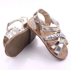 img 2 attached to Meckior Sandals Non Slip Outdoor Princess Apparel & Accessories Baby Girls