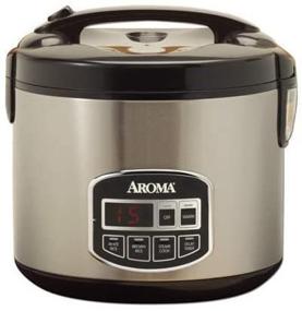 img 3 attached to 🍚 Efficient Aroma ARC-960SB 10-Cup Sensor Logic Rice Cooker &amp; Food Steamer: Simplified Cooking at its Best