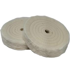 img 2 attached to 🔧 Stadea BFC101K Buffing Polishing Wheels for Bench Grinder 6 Inch, Pro Grade Extra Thick (90 Ply) White Super Soft Cloth - Pack of 2 - Enhanced SEO