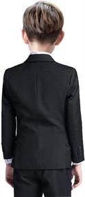 img 2 attached to Boys' Clothing: Blazer Formal Classic Two Button in Size 3T