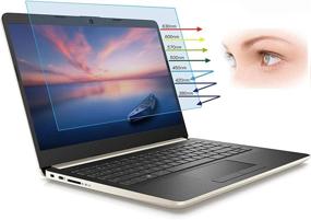 img 4 attached to 💻 Защитная пленка Liudashun от синего света - Совместима с ноутбуком HP Pavilion x360 14-dw серии 14" (модель 2020 года) [2 шт.]