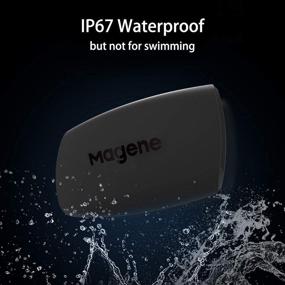 img 1 attached to 🏋️ Magene Chest Strap Heart Rate Monitor: ANT+ and Bluetooth 4.0 Compatible - Perfect for Peloton, Garmin, Wahoo & More! iPhone & Android Compatible