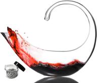 🍷 le sens amazing home scorpion wine decanter: elegant lead-free crystal glass carafe for red wine - includes cleaning beads. perfect wine gift and essential wine accessories! логотип