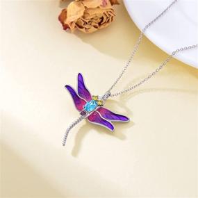 img 3 attached to 🐉 Dragonfly Urn Necklace: 925 Sterling Silver Keepsake, Memorial Cremation Jewelry for Ashes - SLIACETE