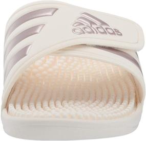 img 3 attached to 👟 Adidas Women's Adissage White Black Athletic Shoes: Enhanced Comfort and Style for Active Women