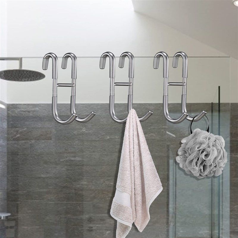 pynsseu bathroom hanging squeegee hooks，shower 标志