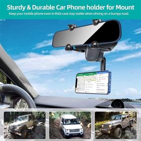 img 1 attached to WUZMINR Rearview Multimedia Devices Suitable