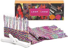 img 4 attached to 🧶 Loopdeloom Weaving Loom Craft Kit - Learn to Weave Scarves, Mittens, and More - Award-Winning Design!