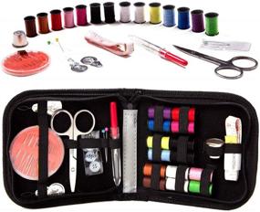 img 3 attached to 🧵 Sewing Kit Essentials: Needle, Thread, Scissors, Tape Measure & More – Ideal for Adults, Beginners, Travel, and Home
