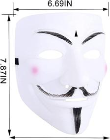 img 3 attached to TKYGU Vendetta Halloween Costume Masquerade