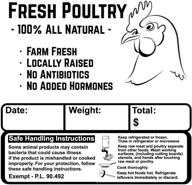poultry freezer handling instructions exemption logo