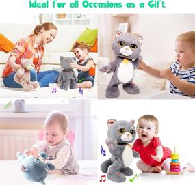 img 2 attached to 🐱 Interactive Plush Cat Toys- Educational and Engaging