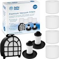 🔍 fette filter - vacuum filter set compatible with shark apex uplight lift-away duoclean - 4 foam + 2 felt filters support kit + 1 hepa - equivalent to parts #xhffc600#xfflz600 (fits lz600, lz601, lz602, lz602c, qu602qbk, qu602qbl, qu602qbx, qu602qpk, qu603qbk, qu603qbl, qu603qpk, qu603qrw логотип