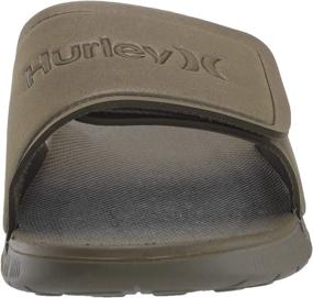 img 3 attached to 👟 Hurley Fusion Slide Sandal Black Men's Shoes: The Perfect Athletic Choice