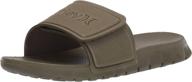 👟 hurley fusion slide sandal black men's shoes: the perfect athletic choice логотип