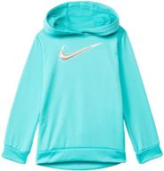 nike therma swoosh pullover одежда для девочек младшего возраста в активном стиле логотип