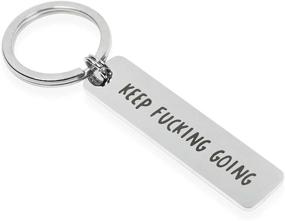 img 4 attached to 🔥 Inspire Yourself with Engraved Motivational Keychain - Boost Your Inner Fire!