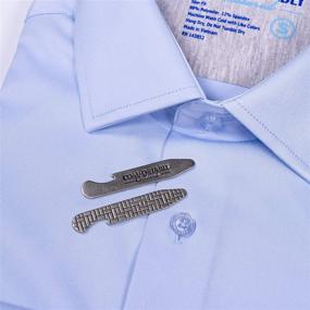 img 2 attached to Performance Stretch Shirts Wrinkle Washable Men's Clothing and Shirts