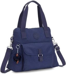 img 3 attached to 👜 Dive into Stylish Sophistication with the Kipling Pahneiro Handbag in Ink Blue Tonal