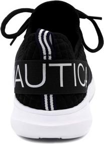 img 2 attached to Nautica Sneaker Comfortable Shoes Kappil Youth Black 3 Sports & Fitness in Running
