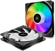 💡 deepcool cf140 2in1: наилучшие адресные rgb-вентиляторы с синхронизацией с материнской платой и кабельным контроллером логотип