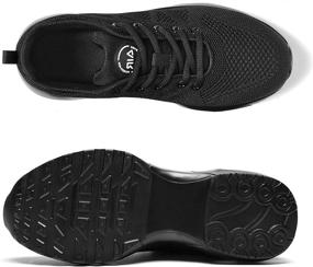 img 2 attached to HuJAT Running Sneakers Comfortable Breathable Women's Shoes and Athletic
