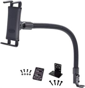 img 3 attached to 📱 ARKON Car Seat Rail/Floor Mount Holder for iPad Mini/iPhone Xs Max/XS/XR/X Retail - Black, IPM688