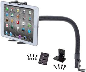 img 2 attached to 📱 ARKON Car Seat Rail/Floor Mount Holder for iPad Mini/iPhone Xs Max/XS/XR/X Retail - Black, IPM688