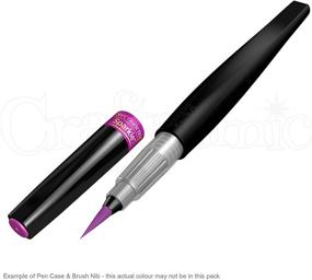 img 2 attached to Unleash Your Inner Creativity with Spectrum Noir SPECN-SPA-GLIT3 Glitz & Glamour Sparkle Brush Pen Set!