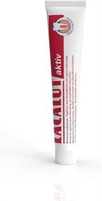 img 2 attached to 🦷 LACALUT AKTIV TOOTHPASTE: Powerful Teeth Protection & Gum Strengthening - Instant Effect, Cavity Prevention & Stain Removal - 2.5 Ounces